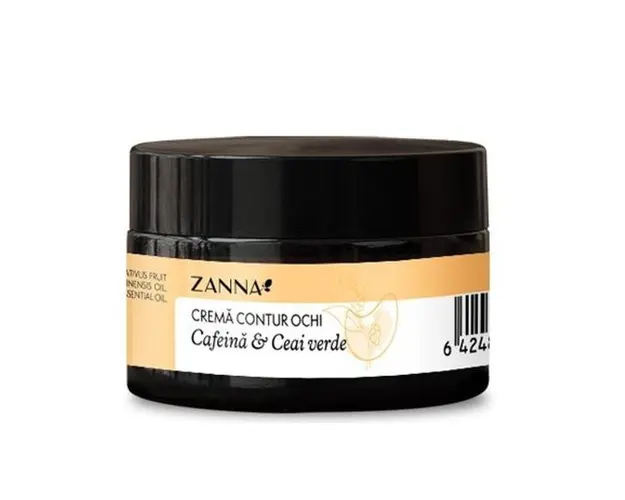 Crema Contur Ochi cu Cafeina si Ceai Verde - Zanna, 20 ml