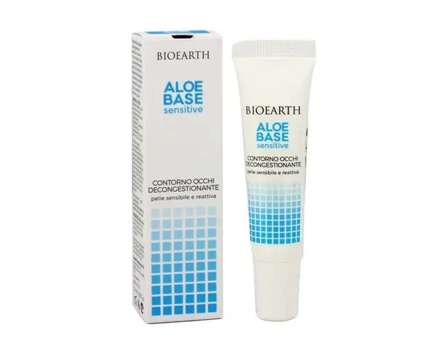 Crema Contur Ochi Decongestionanta Aloebase Bioearth, 15 ml