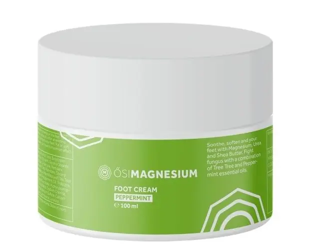 Crema cu Magneziu si Menta pentru Picioare Obosite sau cu Afectiuni - Osi Magnezium, 100 ml