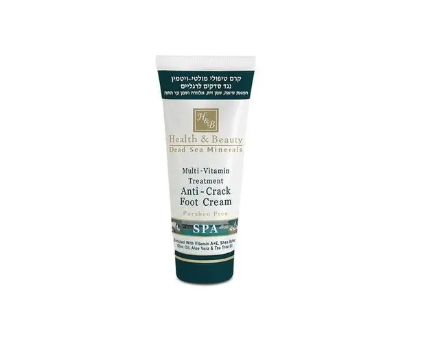 Crema cu multi-vitamine, anti-crapaturi pentru picioare, Health and Beauty Dead Sea, fara parabeni, 100 ml