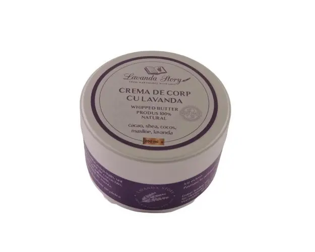 Crema de corp cu lavanda- Lavanda Story 200ml.