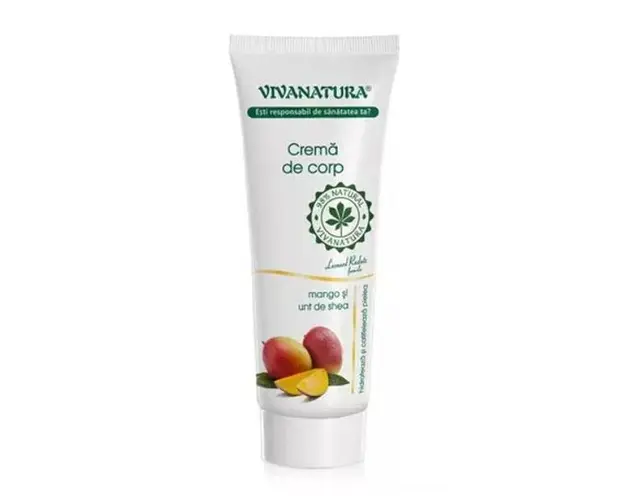 Crema de Corp cu Mango si Unt de Shea - Vivanatura, 250 ml