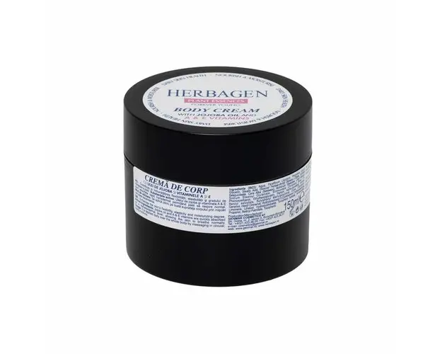Crema de Corp cu Ulei de Jojoba si Vitaminele A+E Herbagen, 150ml