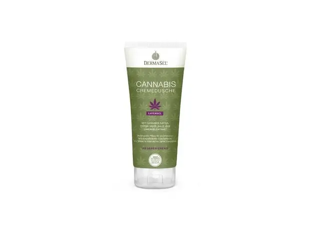 Crema de dus cu cannabis, lavanda si minerale Dermasel 200 ml