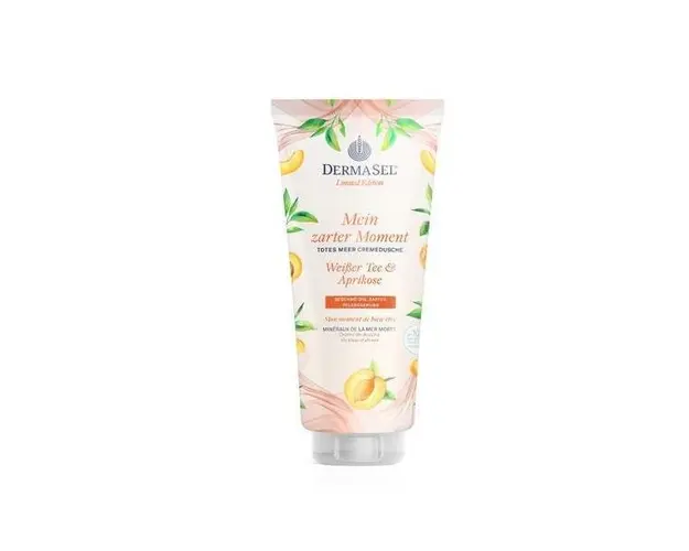 Crema de dus Momentul meu tandru, cu ceai alb, caise si minerale Dermasel 200 ml