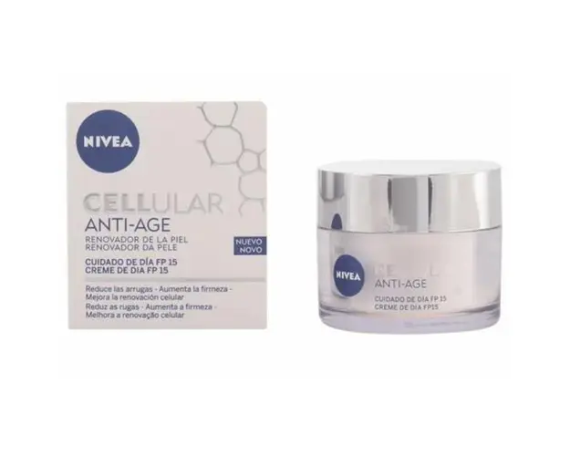 Crema de fata anti imbatranire, Cellular Anti-Age, Nivea, SPF 15, 50 ml
