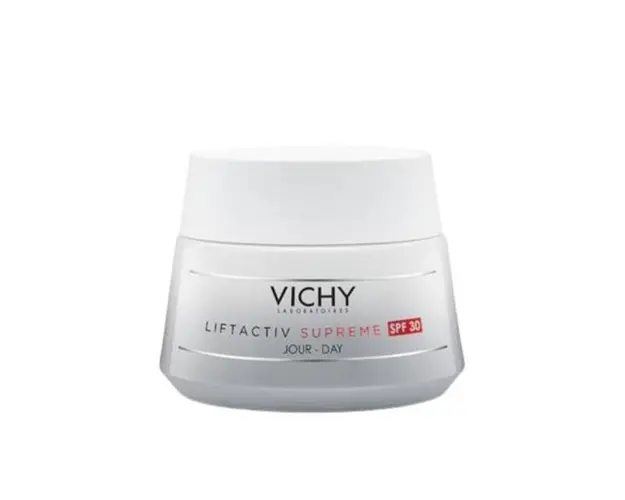 Crema de fata antirid cu acid hialuronic Vichy Liftactiv Supreme SPF 30, pentru toate tipurile de ten, 50 ml