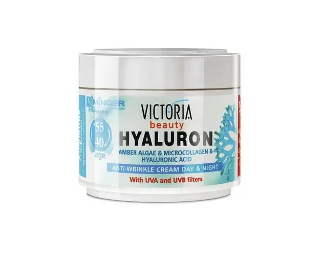 Crema de fata antirid Hyaluron Victoria Beauty Camco, 40-55 ani, 50 ml
