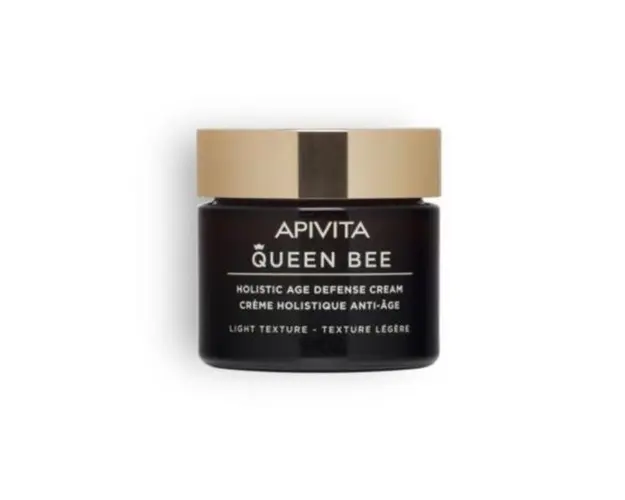 Crema de fata, Holistic Age Defense Cream Light Texture, Apivita, 50 ml