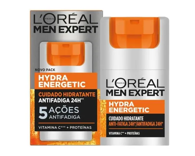 Crema de Fata pentru Barbati - L&#039;Oreal Paris Men Expert Cuidado Hidratante Hydra Energetic, 50 ml