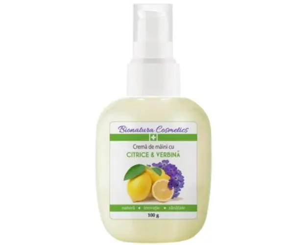 Crema de maini cu Citrice si Verbina Bionatura Plant, 100 g