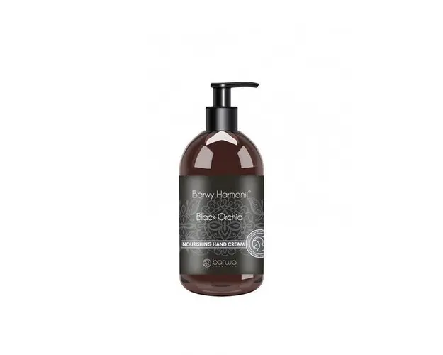 Crema de maini cu dispenser, cu orhidee neagra, Barwa Cosmetics, 200 ml
