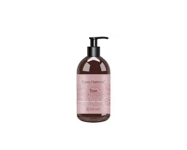 Crema de maini cu dispenser, cu trandafiri, Barwa Cosmetics, 200 ml