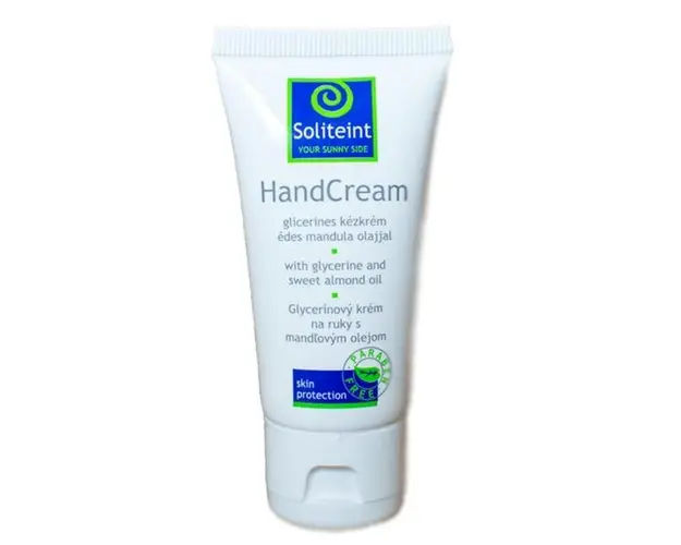 Crema de maini cu glicerina si ulei de migdale dulci Soliteint, 30 ml