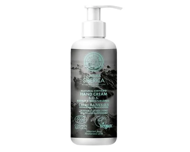 Crema de Maini Hidratanta cu Acid Hialuronic - Natura Siberica S.O.S. Hand Cream, 250 ml