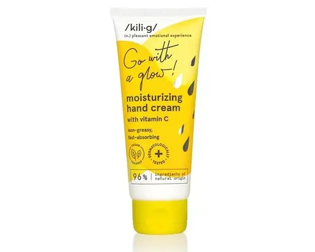 Crema de Maini Hidratanta, cu Vitamina C - Kilig Go With a Glow! Vitamin C Moisturizing Hand Cream, 75 ml