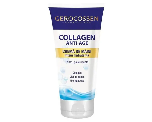 Crema de Maini Intens Hidratanta Collagen Anti-age pentru Piele Uscata, Gerocossen Laboratoires, 75 ml