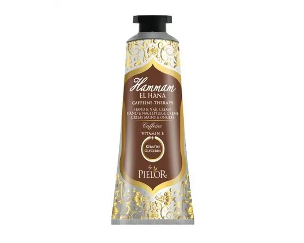 Crema de maini si unghii Pielor Hammam El Hana Caffeine Therapy, 30 ml
