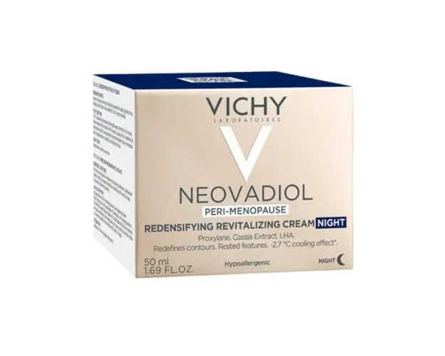Crema de noapte antirid cu efect de redensificare si revitalizare Neovadiol Peri-Menopause, Vichy, 50 ml