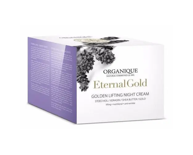 Crema de noapte cu aur, Organique, 50 ml