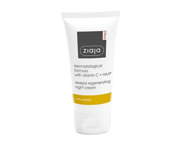 Crema de Noapte Regeneranta Antioxidanta cu Vitamina C - Ziaja Med Formula With Vitamin C Firming Night Cream, 50 ml
