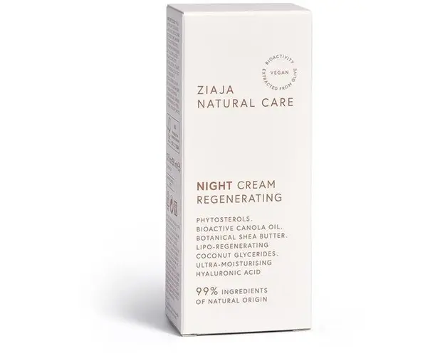 Crema de Noapte - Ziaja Natural Care Night Cream Regenerating, 50 ml