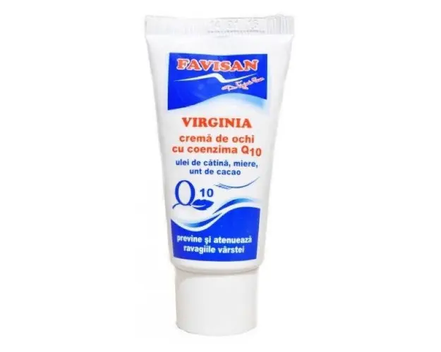 Crema de Ochi cu Coenzima Q10 Virginia Favisan, 30ml