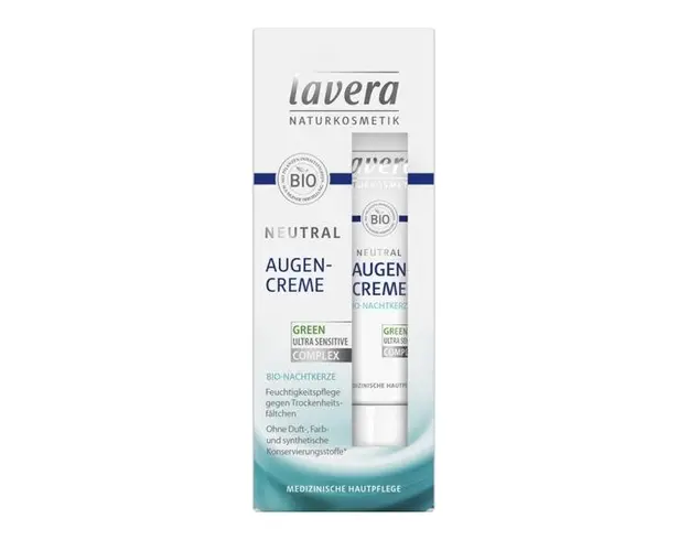 Crema de Ochi pentru Ten Sensibil, Alergic si Intolerant Neutral Lavera, 15ml