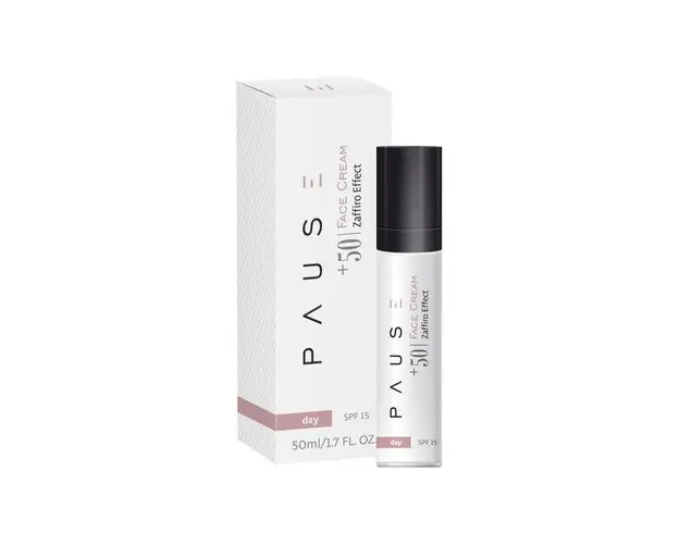 Crema de zi, 50+ Pause, Zaffiro Effect, Barwa Cosmetics, 50 ml