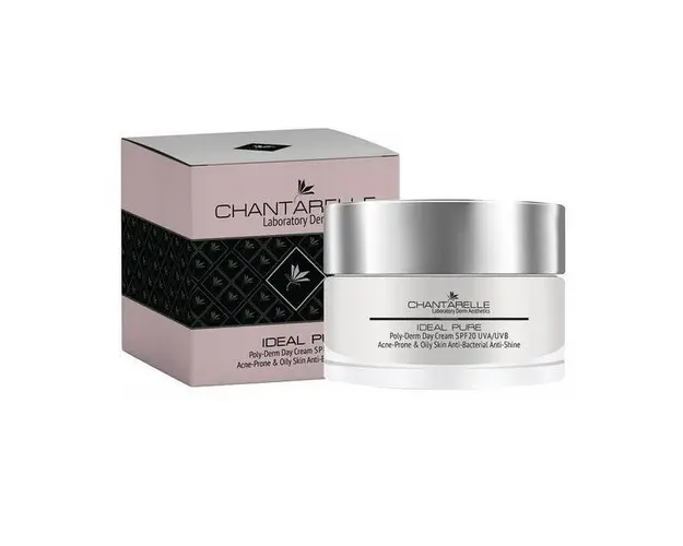 Crema de zi Chantarelle Ideal Pure Poly-Derm Day Cream SPF20 Uva/Uvb CD1375, 50ml
