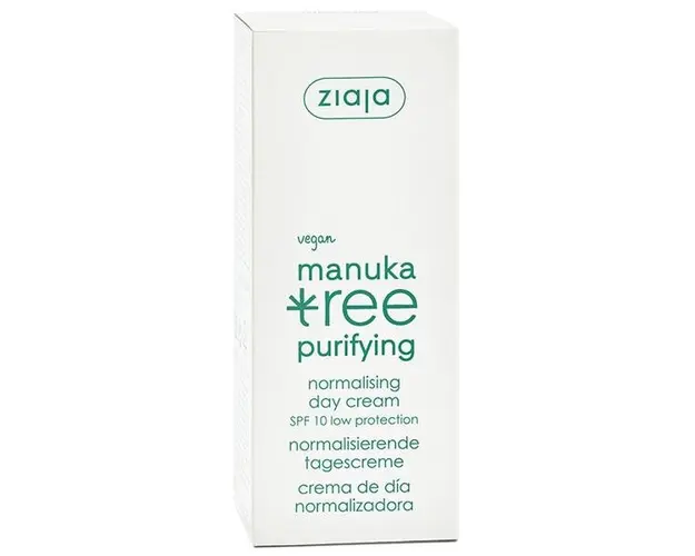 Crema de Zi - Ziaja Manuka Tree Purifying Normalising Day Cream SPF 10, 50 ml