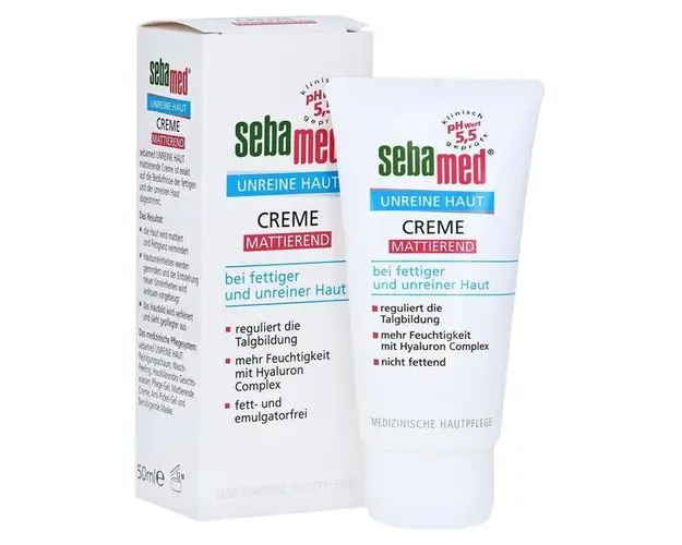 Crema dermatologica matifianta pentru ten acneic, Sebamed 50ml