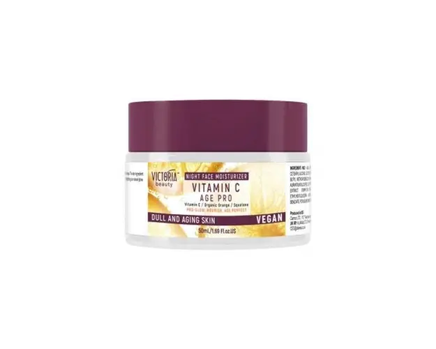 Crema Faciala de Noapte cu Vitamina C si SPF10 Camco, 50 ml