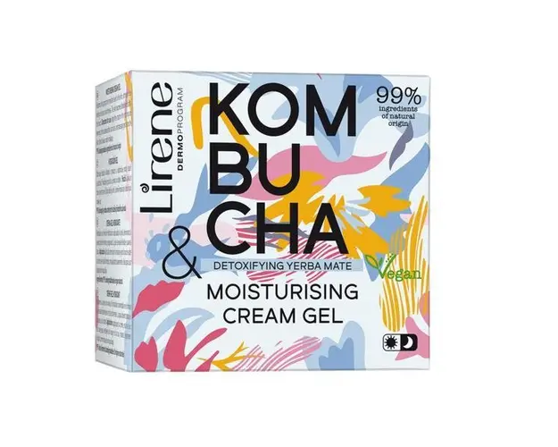 Crema-gel hidratanta Eco Lirene Kombucha, 50ml