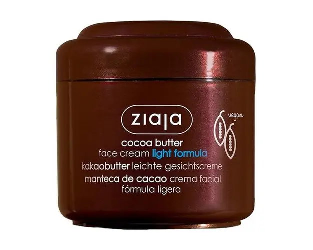 Crema Hidratanta cu Textura Usoara - Ziaja Cocoa Butter Face Cream Light Formula, 100 ml