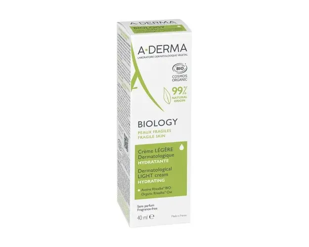 Crema hidratanta Legere Biology, A-Derma, 40 ml 
