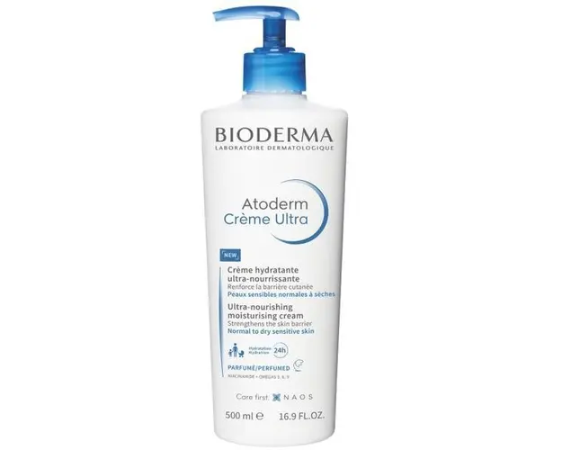 Crema hidratanta parfumata Atoderm Ultra, Bioderma, 500 ml