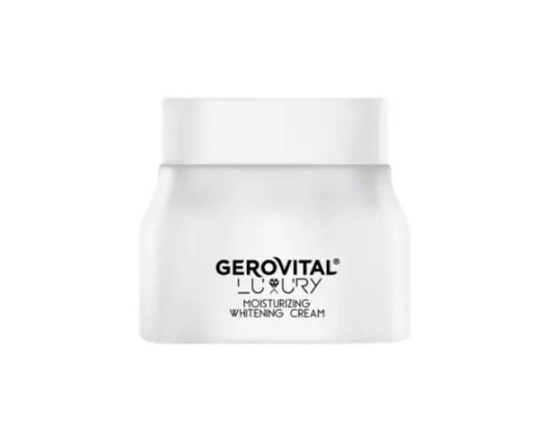 Crema Hidratanta pentru Albire - Gerovital Luxury Moisturing Whitening Cream, 50ml