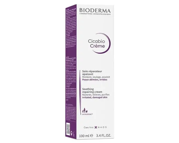 Crema hidratanta pentru iritatii si leziuni Cicabio, Bioderma, 100 ml