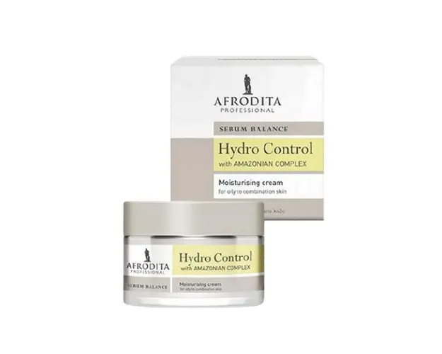 Crema Hidratanta Seboreglatoare - Cosmetica Afrodita HydroControl Moisturising Cream, 50 ml