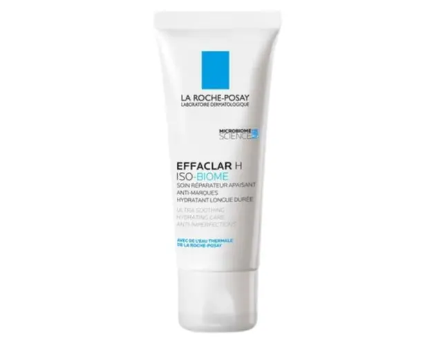 Crema hidratanta si calmanta pentru pielea grasa fragilizata Effaclar H Iso-Biome, La Roche-Posay, 40 ml
