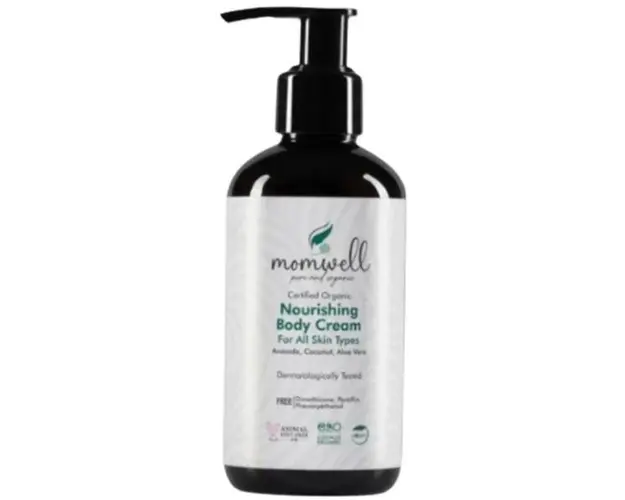 Crema hranitoare si hidratanta pentru corp Organica Momwell, Vegana, fara parabeni, parafina sau alcool 250 ml
