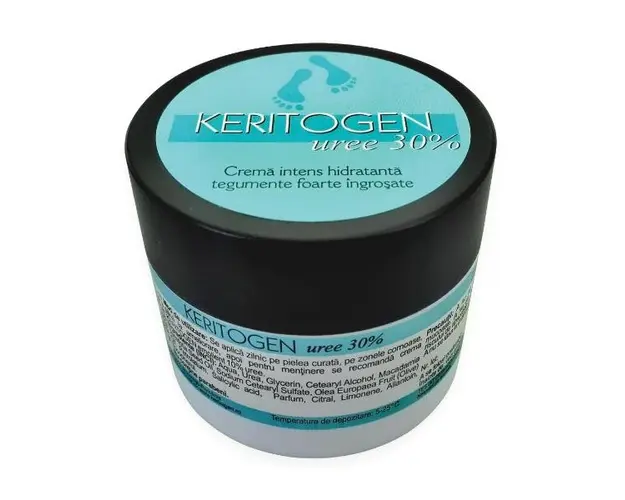 Crema Intens Hidratanta pentru Tegumente Foarte Ingrosate Keritogen Uree 30% Herbagen, 50g