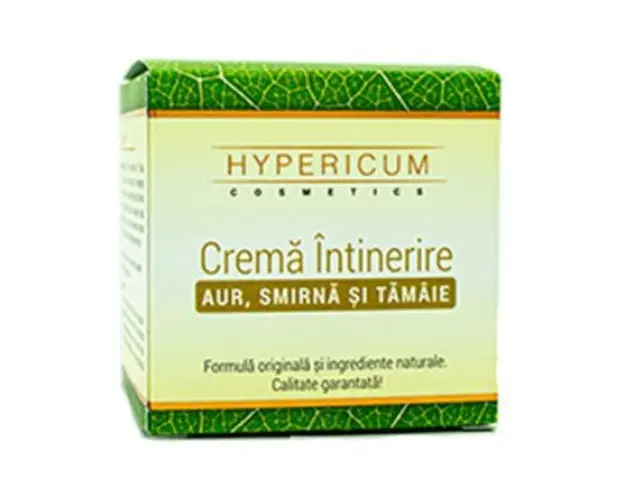 Crema Intinerire cu Aur, Smirna si Tamaie - Hypericum, 40 ml