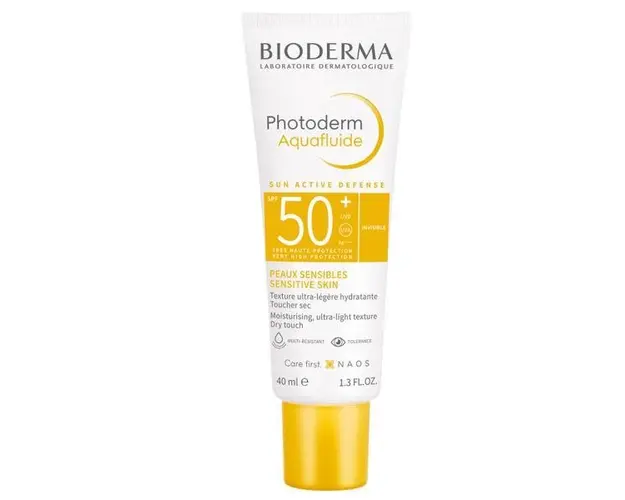 Crema lejera cu SPF50+ Aquafluide Photoderm, Bioderma, 40 ml