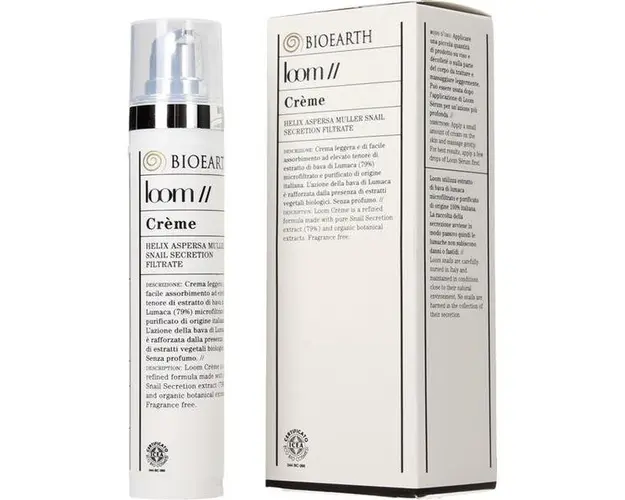 Crema Light cu Secretie de Melc pentru Ten Mixt si Gras Bioearth, 50 ml