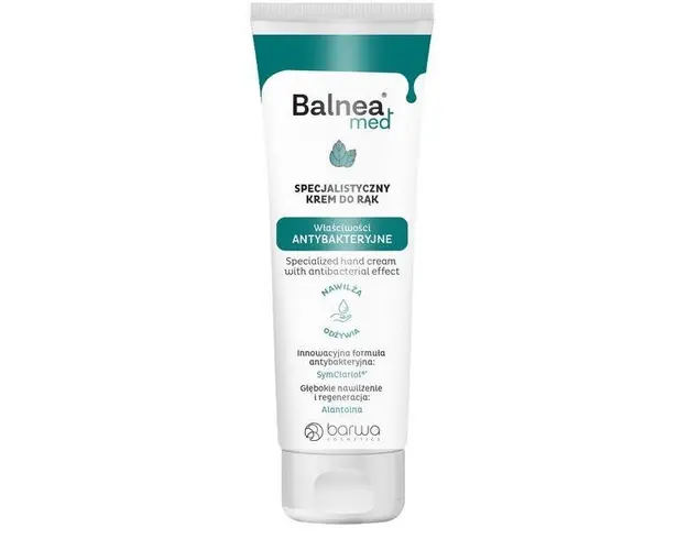 Crema maini antibacteriana, Balnea Med, Barwa Cosmetics, 60 ml