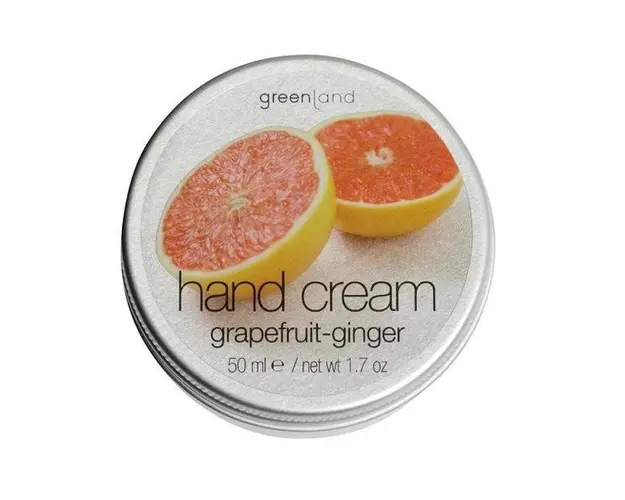 Crema maini, cu ghimbir si grepfruit, Greenland, cutie, 50 ml