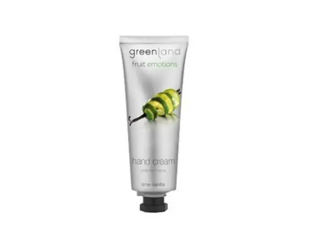 Crema maini, cu lamaie verde si vanilie, Greenland, tub 75 ml
