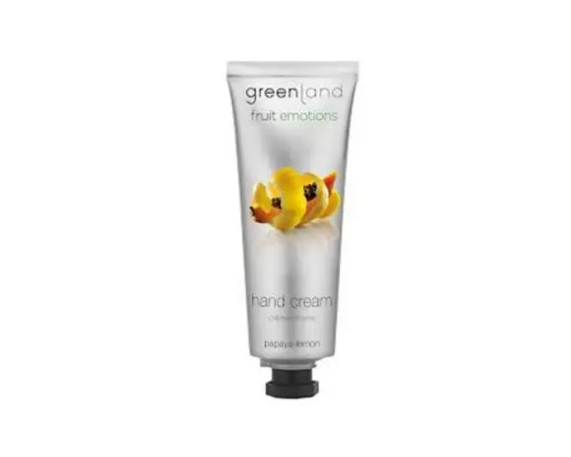 Crema maini, cu papaya si lamaie, Greenland, tub, 75 ml